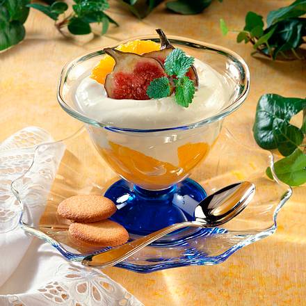 Orangen-Mascarpone-Becher Rezept