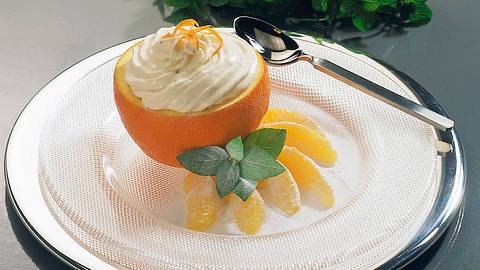 Orangen-Minz Parfait Rezept - Foto: Klemme