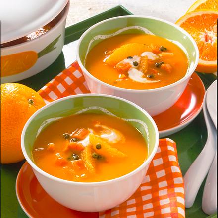 Orangen-Möhren-Suppe Rezept Orangen-Möhren-Suppe Rezept