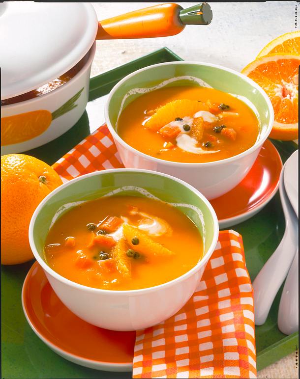 Orangen-Möhren-Suppe Rezept | LECKER