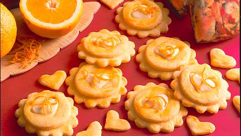 Orangen-Mürbeteigplätzchen Rezept - Foto: Neckermann