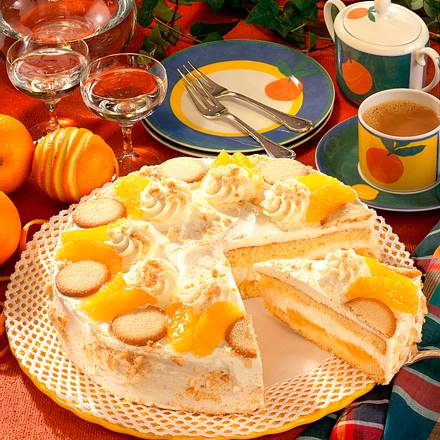 Orangen-Punsch-Torte Rezept Orangen-Punsch-Torte Rezept