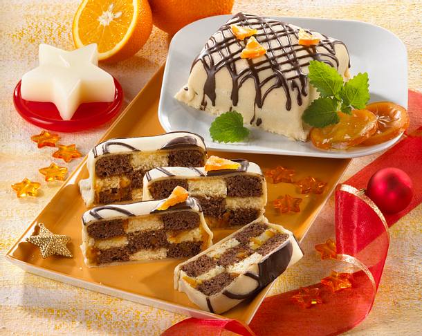 Orangen-Schoko-Marzipan-Küchlein Rezept