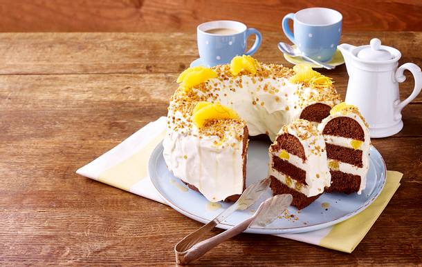Orangen-Schokoladen-Kranz Rezept