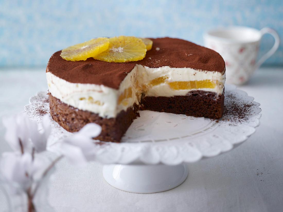 Orangen-Tiramisu-Torte Rezept | LECKER