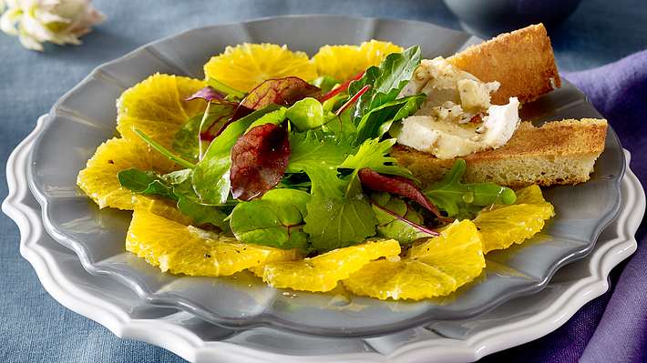 Orangencarpaccio mit Wintersalat Rezept - Foto: House of Food / Bauer Food Experts KG