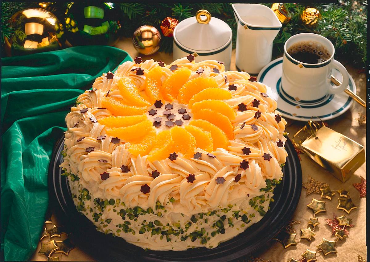 Orangencremetorte Rezept
