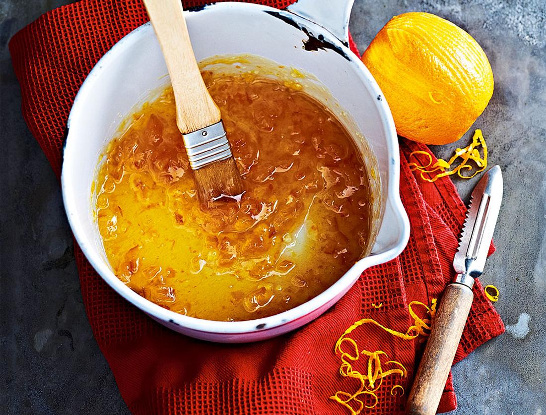 Orangenmarmelade mit Schale Rezept