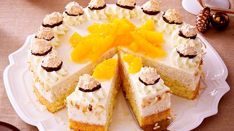 Orangentorte mit Kokoscreme Rezept - Foto: House of Food / Bauer Food Experts KG
