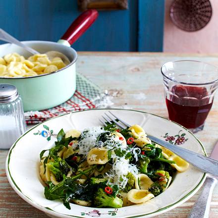 Orecchiette mit Brokkoli und Rucola Rezept