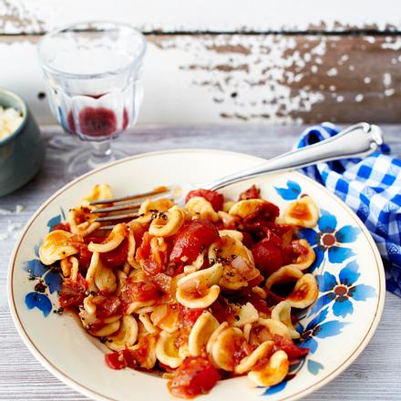 Orecchiette mit Sugo von dreierlei Tomaten Rezept