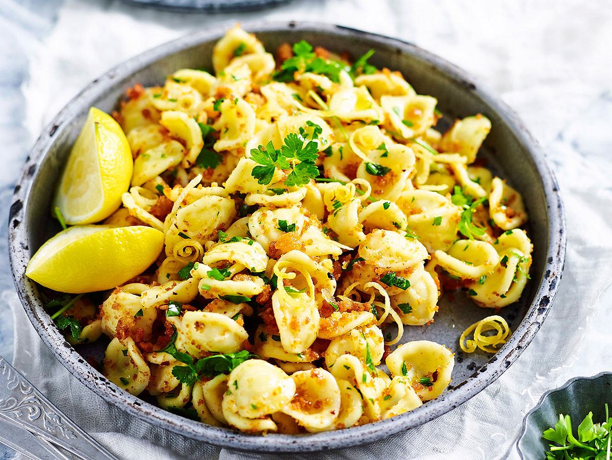 Orecchiette Rapido mit Pangrattato Rezept