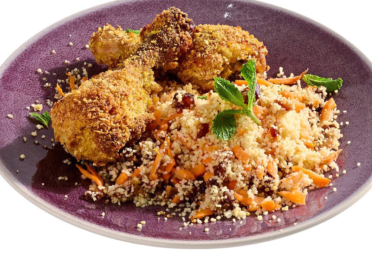 Orient-Teller mit Crispy Chicken  Rezept