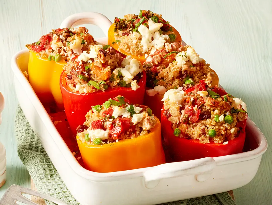 Orientalisch gefüllte Paprika Rezept Orientalisch gefüllte Paprika Rezept