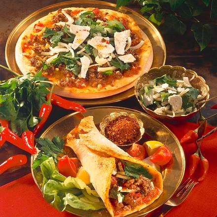 Orientalische Pizza Rezept Orientalische Pizza Rezept