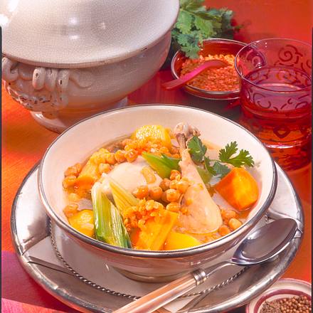 Orientalischer Kichererbsen-Linsen-Eintopf Rezept Orientalischer Kichererbsen-Linsen-Eintopf Rezept