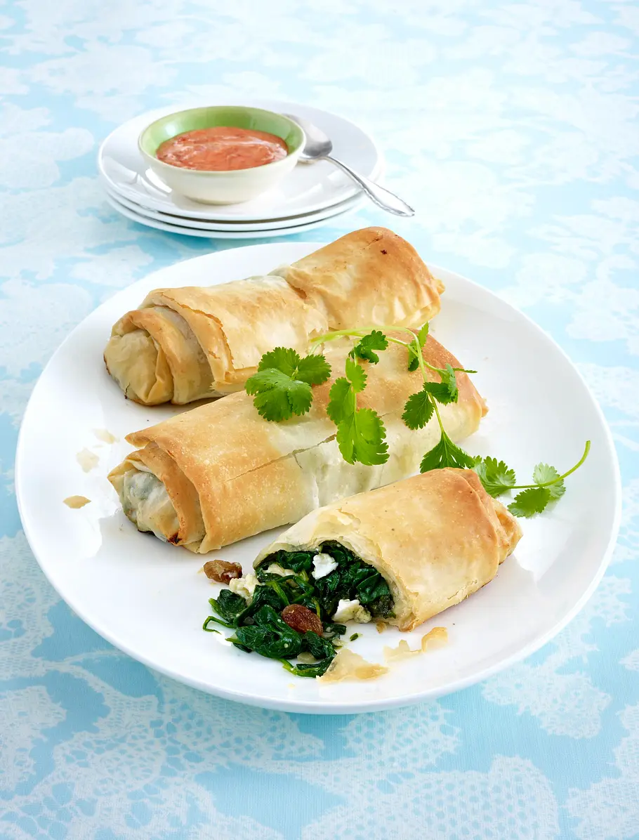Orientalischer Mini-Spinat-Strudel Rezept Orientalischer Mini-Spinat-Strudel Rezept