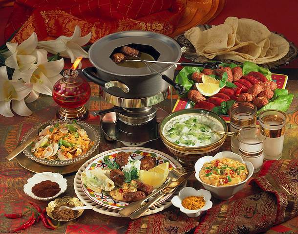 Orientalisches Fondue Rezept Orientalisches Fondue Rezept