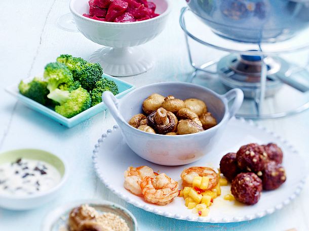 Orientalisches Fondue Rezept Orientalisches Fondue Rezept