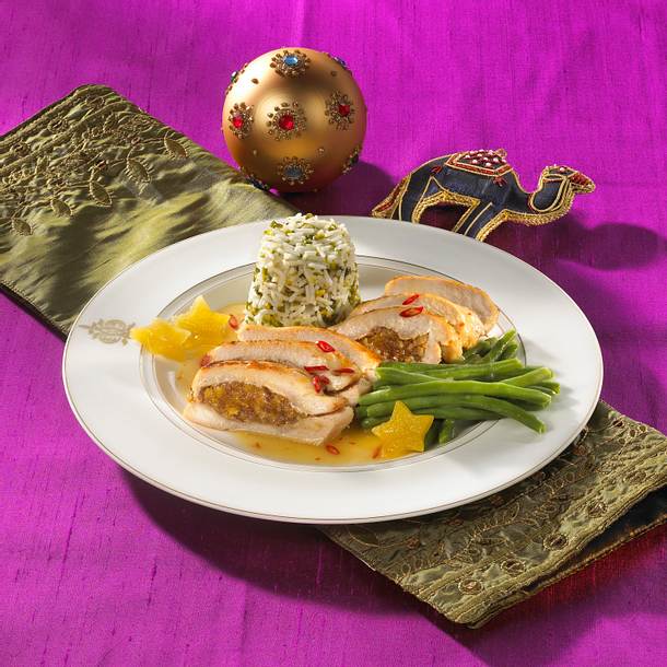 Orientalisches Hähnchen mit Pistazienreis Rezept Orientalisches Hähnchen mit Pistazienreis Rezept