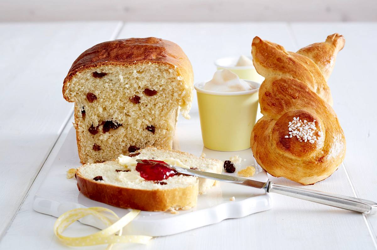 Osterklöben und Hasenbrötchen Rezept