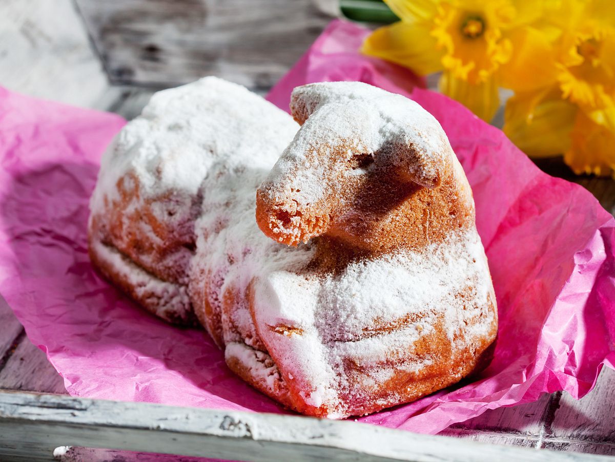 Osterlamm mit Eierlikör Rezept