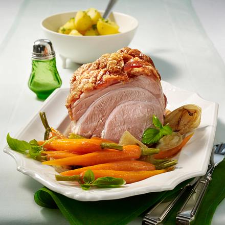 Osterschinken mit Balsamico-Möhren Rezept Osterschinken mit Balsamico-Möhren Rezept