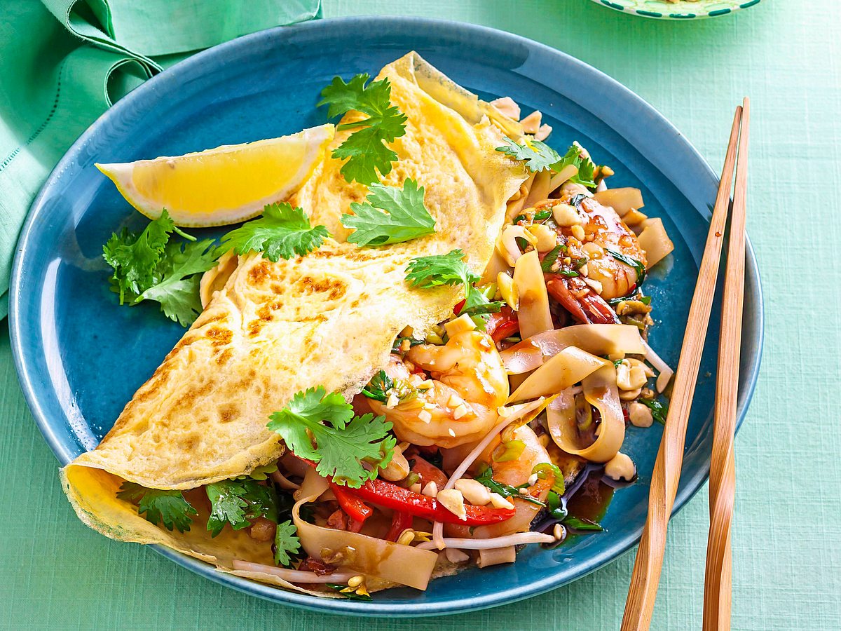 Pad-Thai-Omeletts Rezept