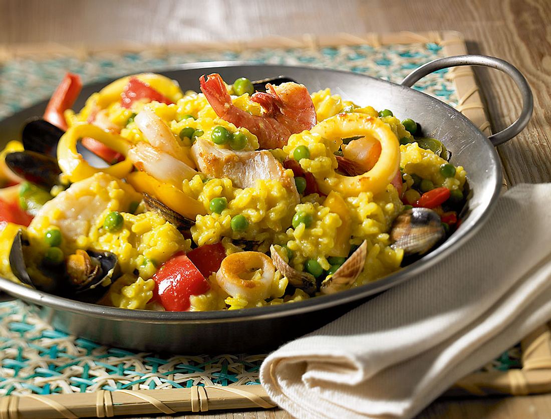 Paella de marisco (Meeresfrüchte-Paella) Rezept | LECKER