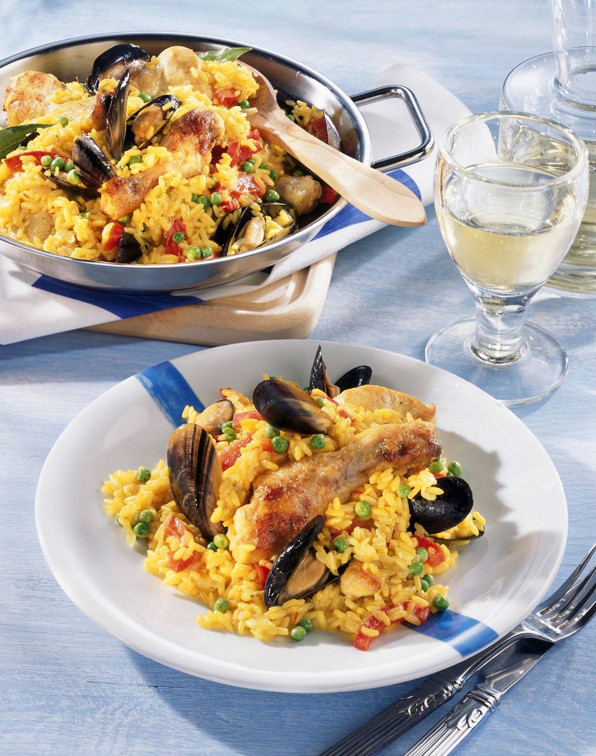 Paella mit Huhn Rezept