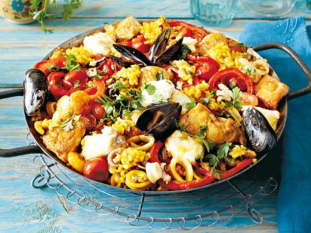 Paella mixta Rezept