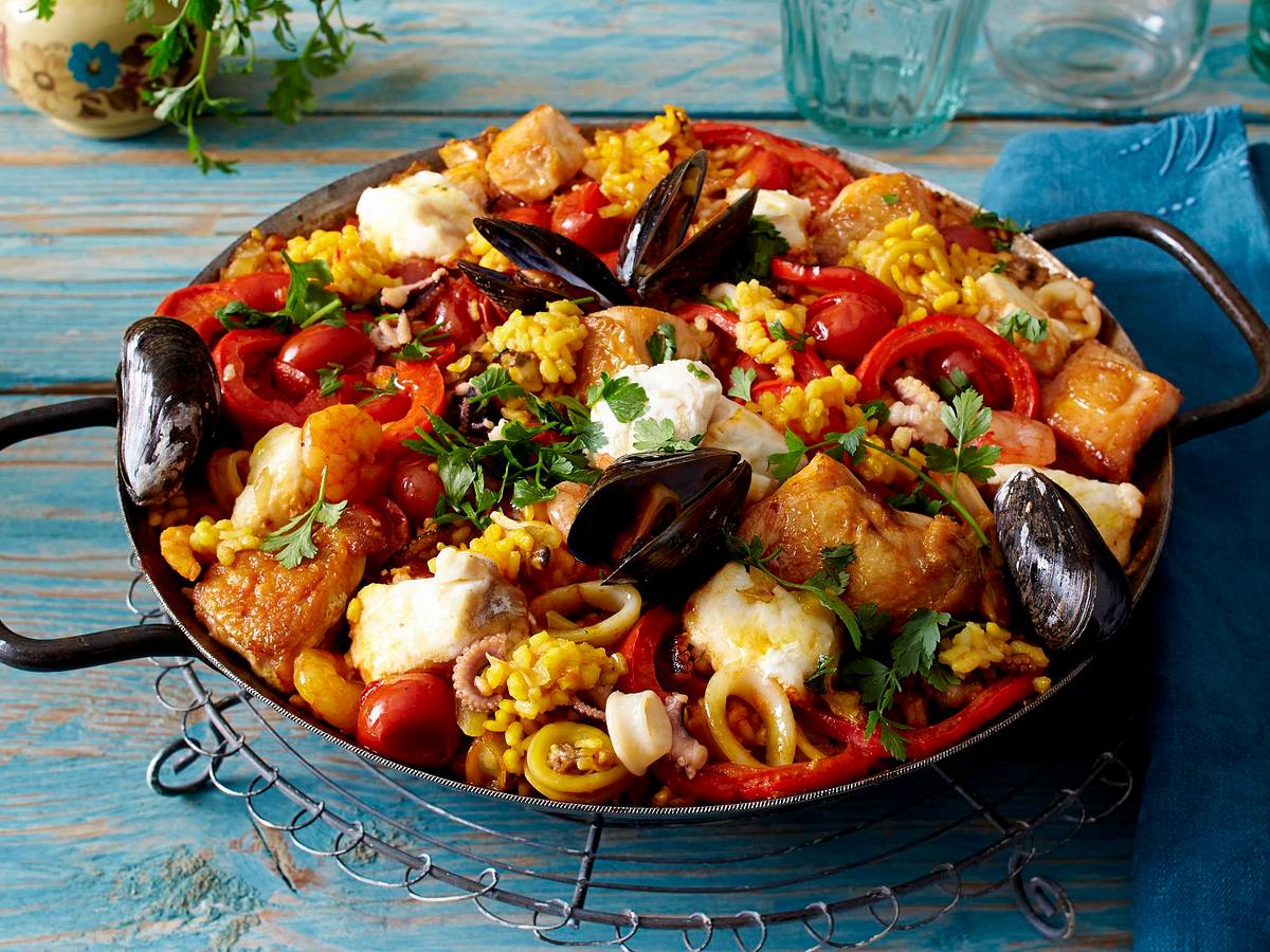 Paella mixta Rezept