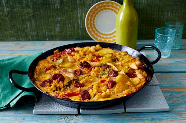 Paella-Tortilla Rezept Paella-Tortilla Rezept