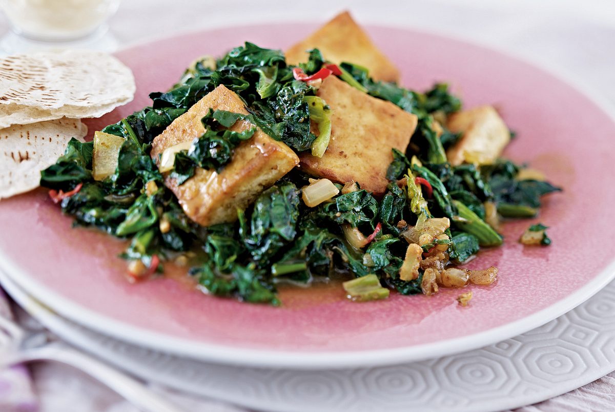 Palak Tofu Rezept