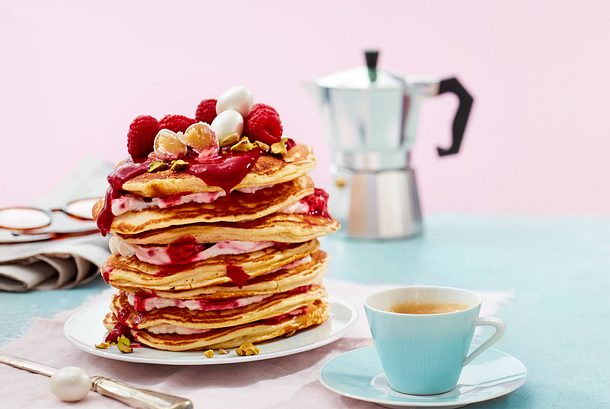Pancake-Schichttörtchen „Immer wieder sonntags“ Rezept Pancake-Schichttörtchen „Immer wieder sonntags“ Rezept