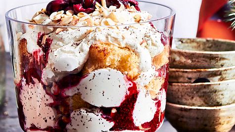 Pandoro-Trifle mit Himbeeren und Ricotta Rezept - Foto: Are Media Syndication 