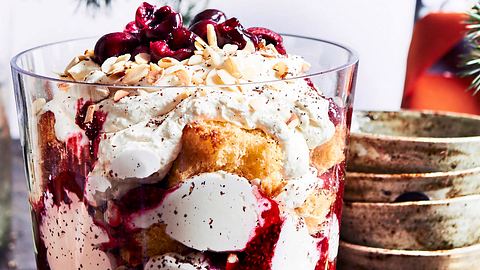 Pandoro-Trifle mit Himbeeren und Ricotta Rezept - Foto: Are Media Syndication 