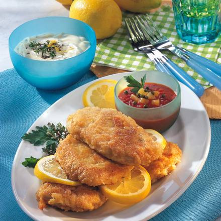 Panierte Mini-Schnitzel Rezept Panierte Mini-Schnitzel Rezept