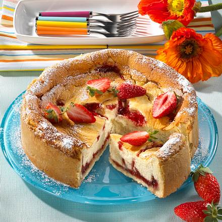 Panna-Cotta-Käsekuchen Rezept