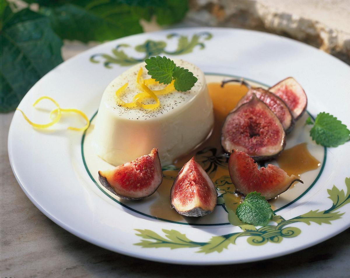 Panna cotta mit Feigen Rezept