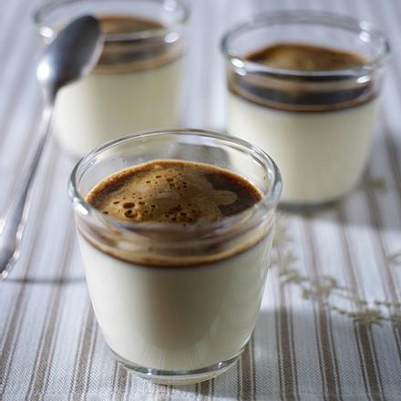 Pannacotta-Brandy-Creme mit Orangen und Espresso Rezept Pannacotta-Brandy-Creme mit Orangen und Espresso Rezept