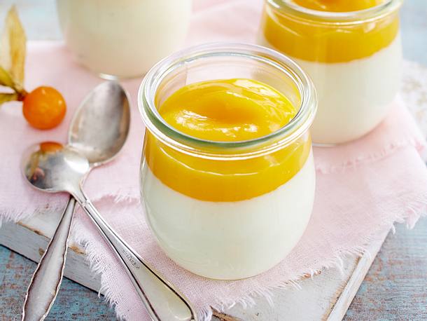Pannacotta „Sunny Side Up“ Rezept