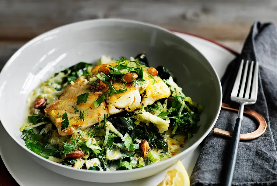 Pannfisch „Alles im Fluss“ Rezept Pannfisch „Alles im Fluss“ Rezept