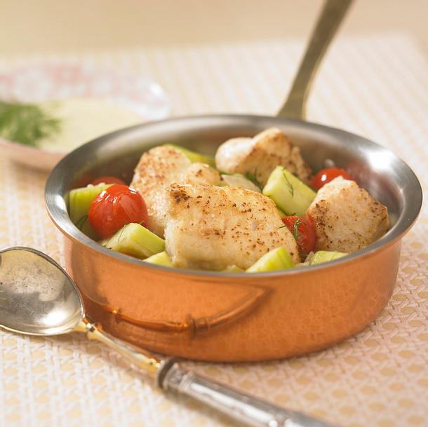 Pannfisch mit Senfjoghurt Rezept Pannfisch mit Senfjoghurt Rezept