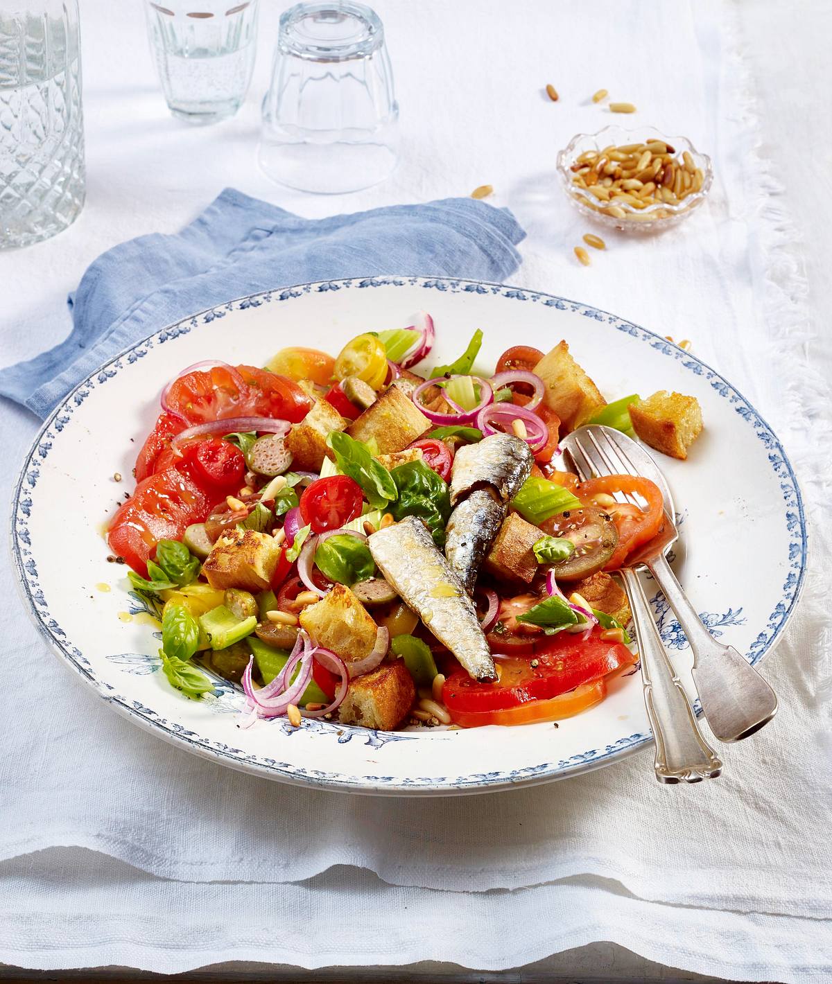 Panzanella mit Ölsardinen Rezept