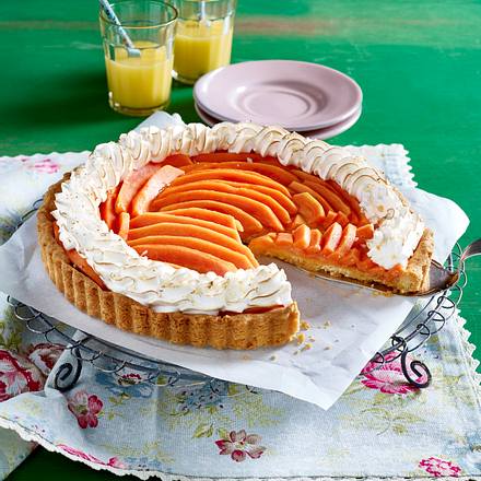 Papaya Tarte Mit Kokosraspel Und Baiser Rezept Lecker