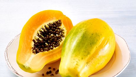 Die reife Papaya schmeckt unwiderstehlich süß.