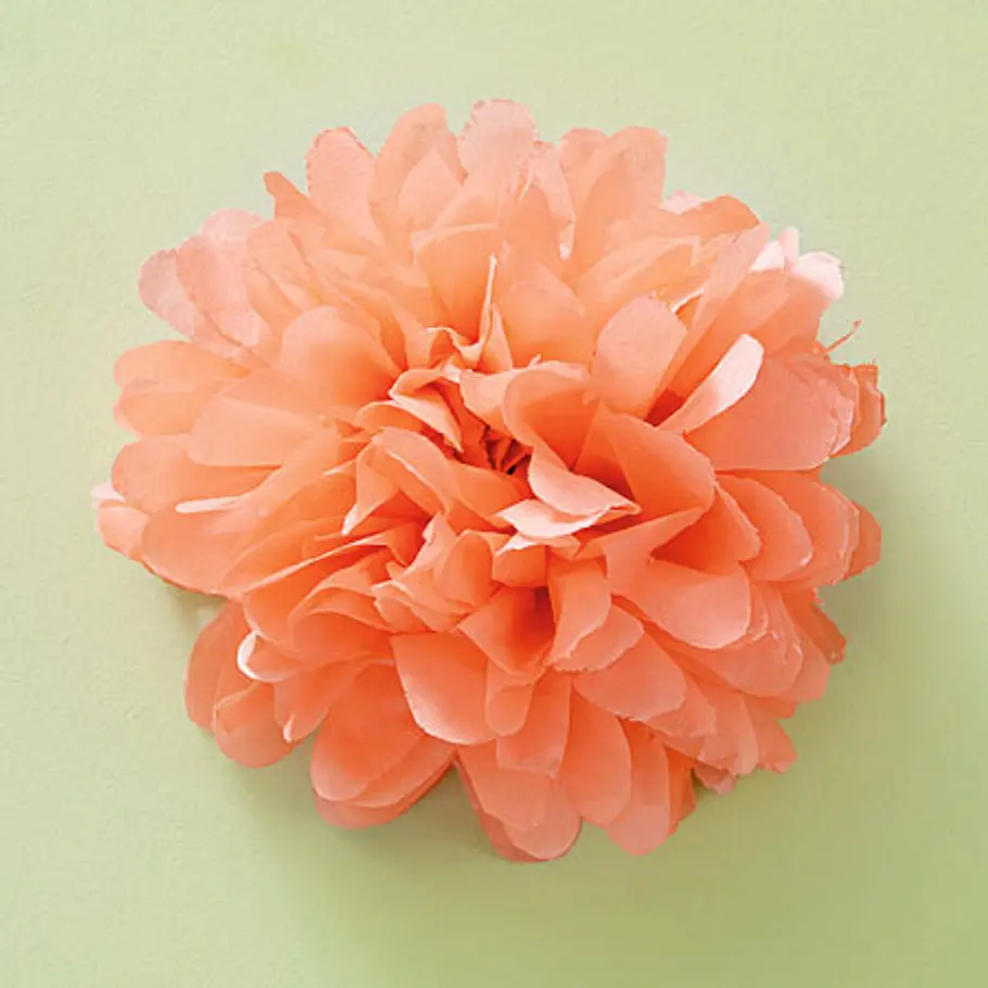 Papierblumen basteln - Schritt 4: