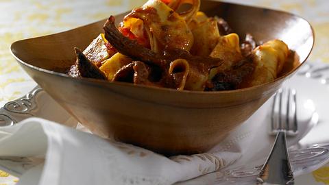 Pappardelle alla lepre (Nudeln mit Hasenragout) Rezept - Foto: Pretscher, Tillmann