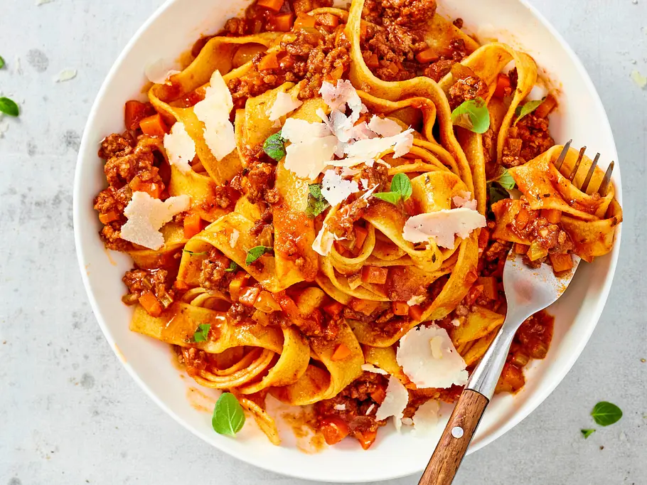 Pappardelle Bolognese Rezept Pappardelle Bolognese Rezept